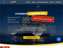 Tablet Screenshot of boathiremalta.com